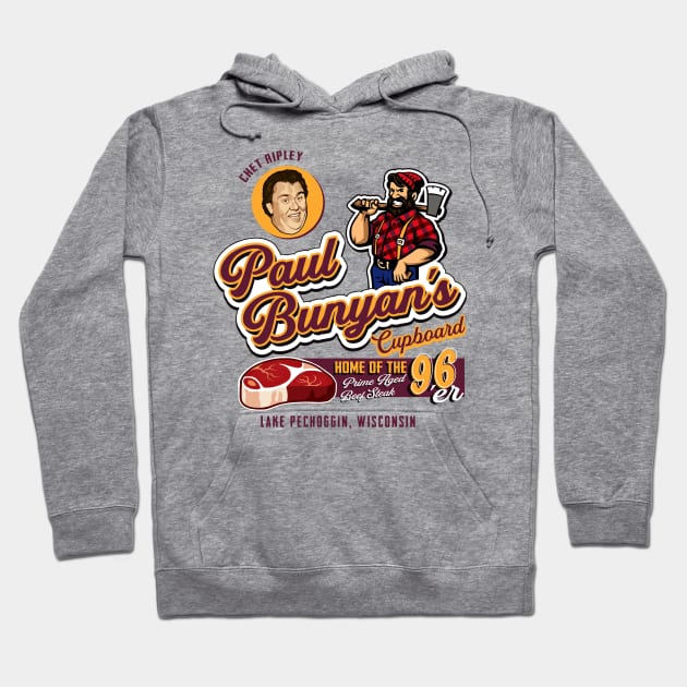 Paul Bunyan's Cupboard Great Outdoors Lts Hoodie by Alema Art